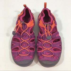 Girl’s Keen Moxie Sandal size 3 Purple Orange
